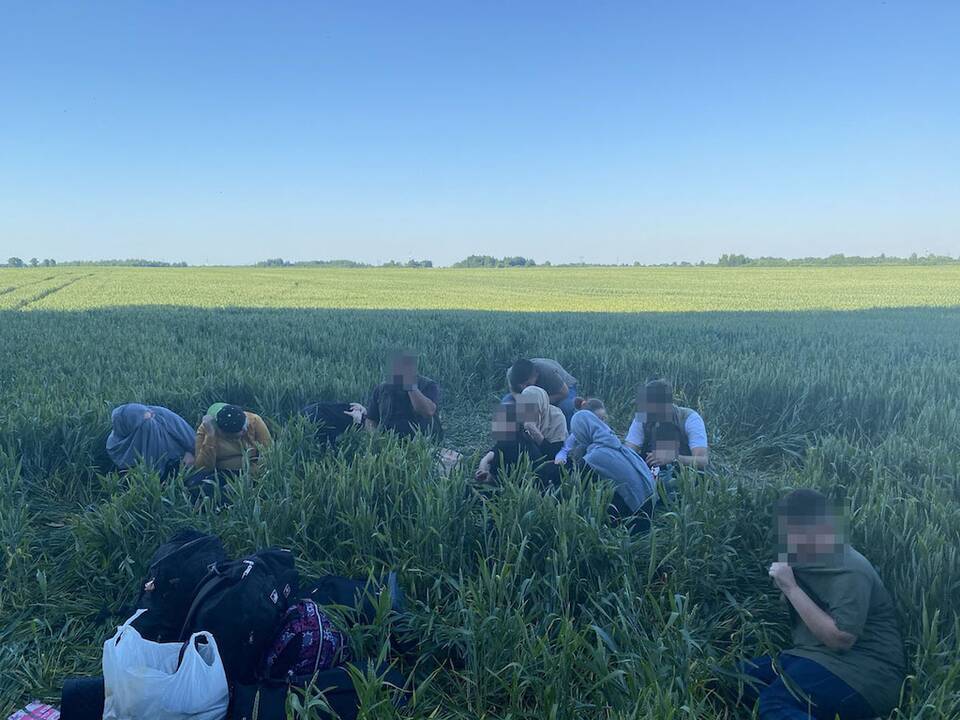 Ignalinos rajone sulaikyta 12 neteisėtai sieną kirtusių migrantų