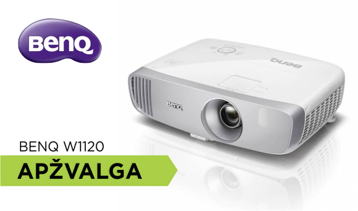 Projektoriaus „BenQ W1120“ apžvalga: kodėl verta įsigyti?