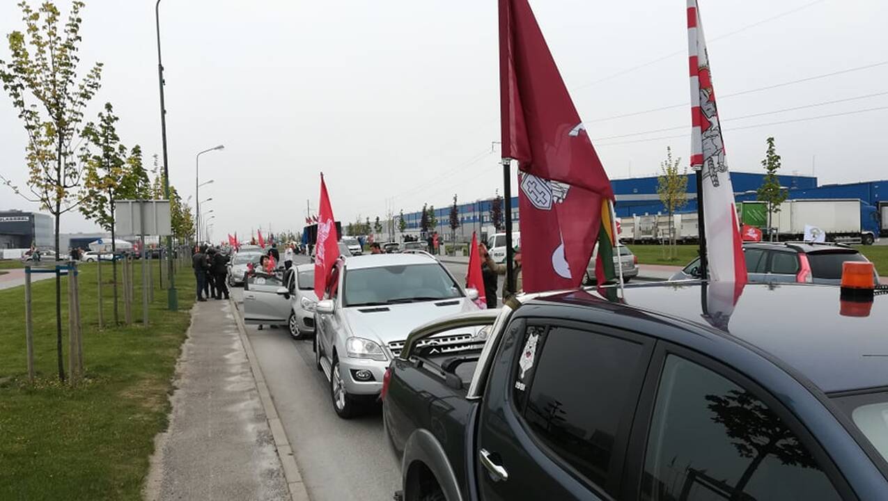 „Didžiojo šeimos gynimo maršo“ dalyvių pasiruošimas Klaipėdoje