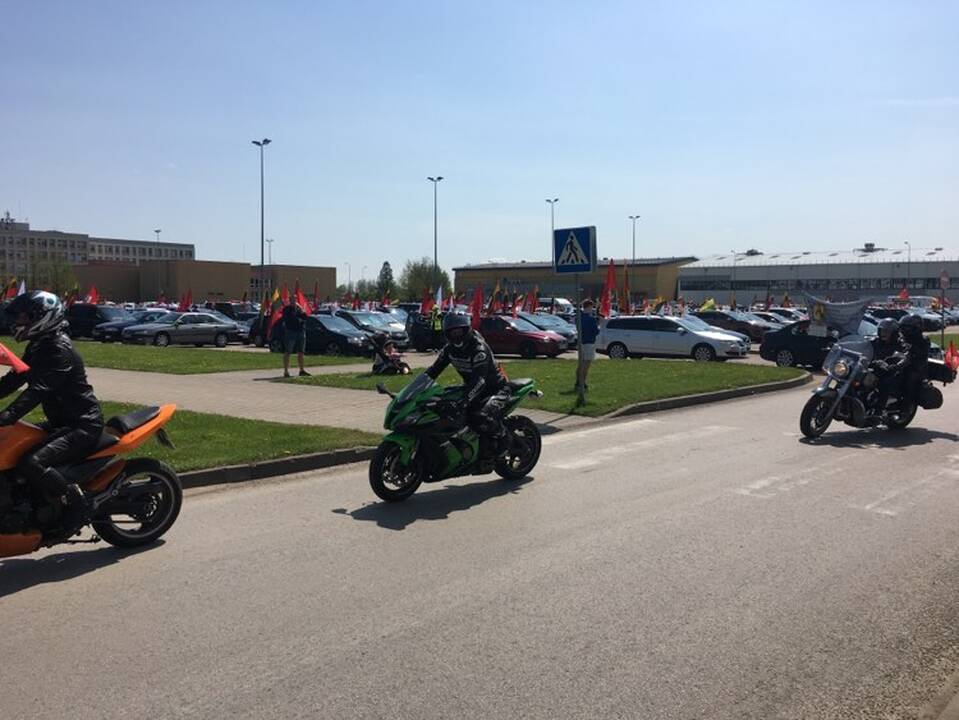 Kauniečiai prisijungė prie bendros „Didžiojo šeimos gynimo maršo“ kolonos