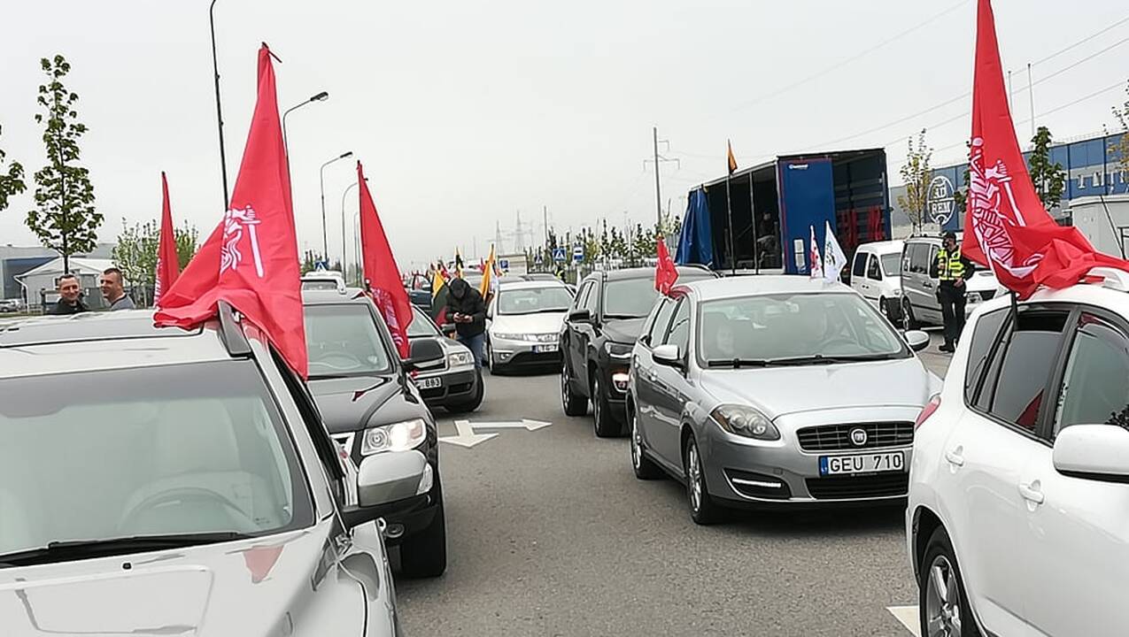 „Didžiojo šeimos gynimo maršo“ dalyvių pasiruošimas Klaipėdoje