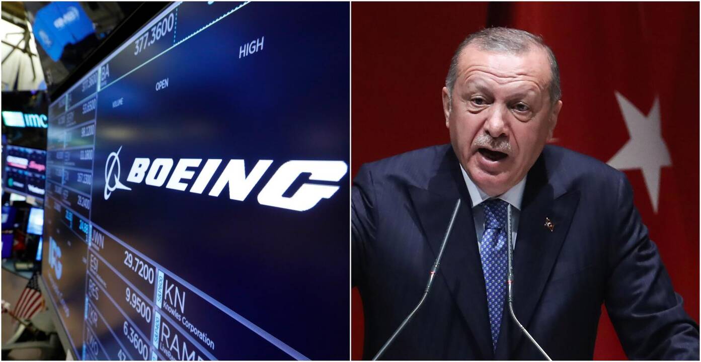 Turkijos prezidentas grasina persvarstyti JAV lėktuvų „Boeing“ įsigijimą