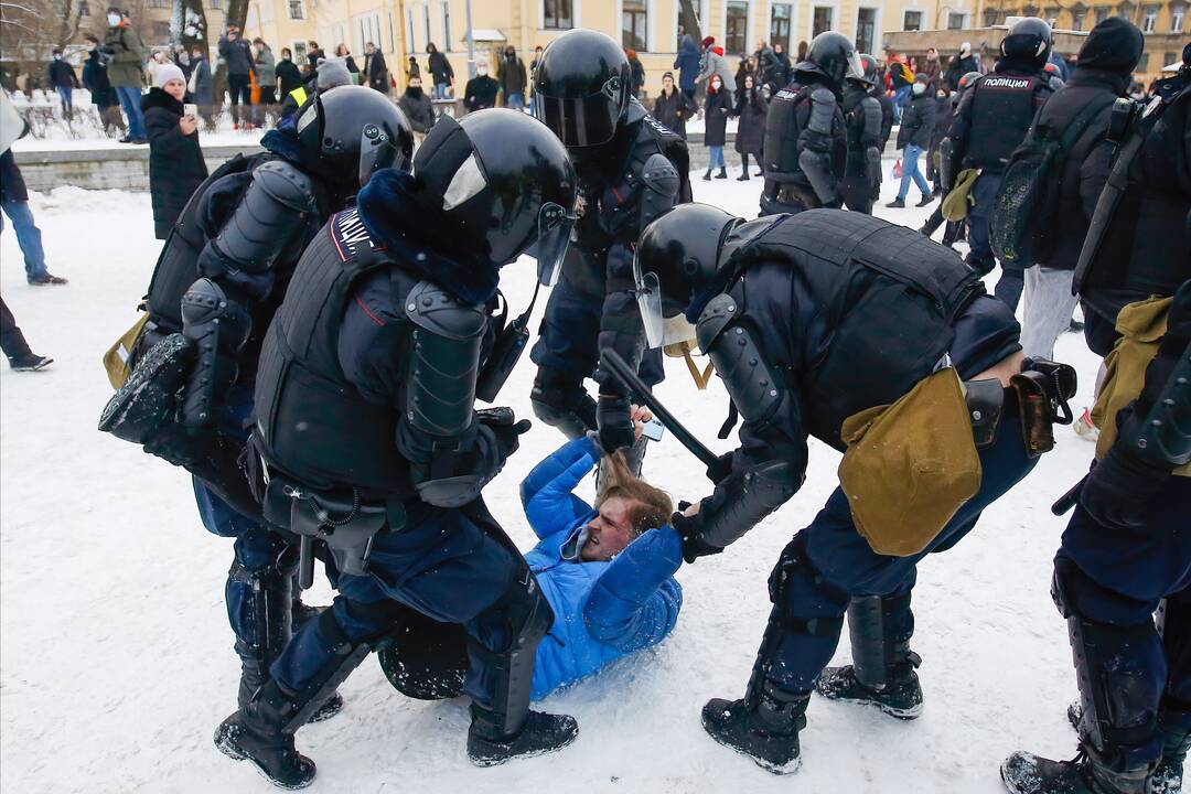 Masinės demonstracijos Rusijoje