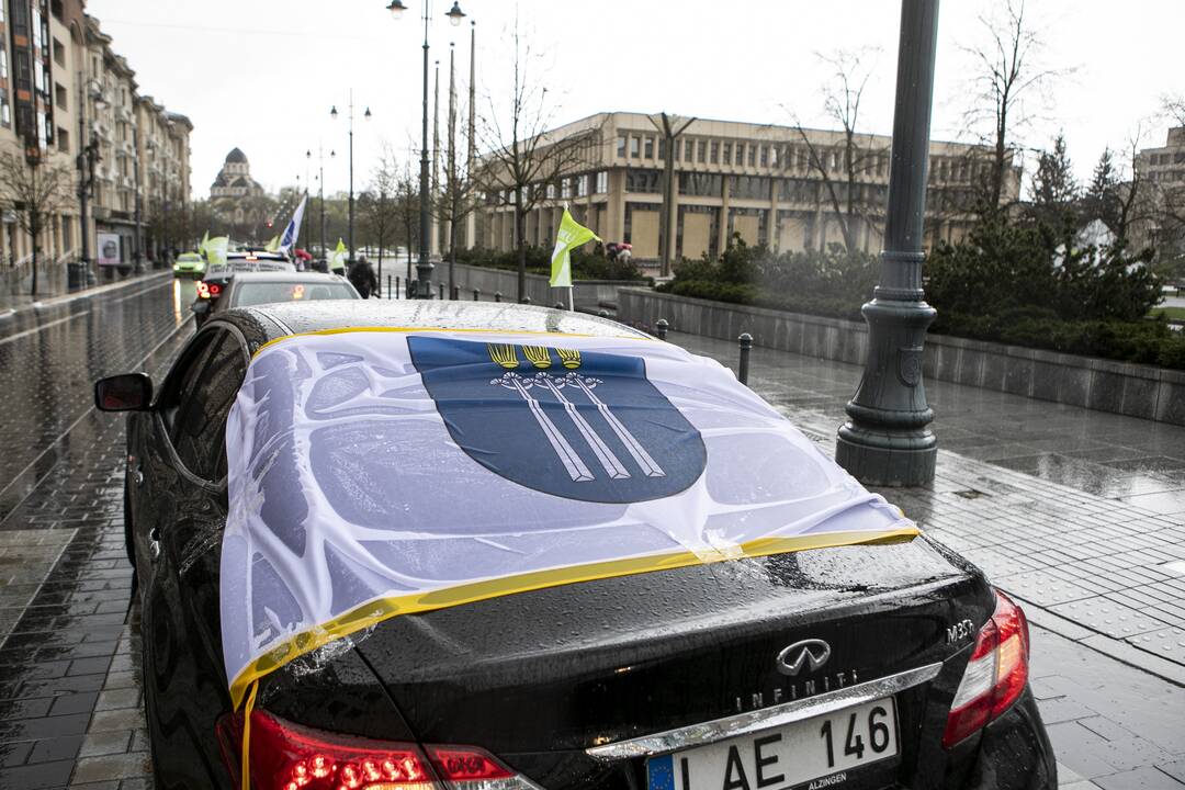 Sanatorijos „Belorus“ darbuotojų protestas Vilniuje