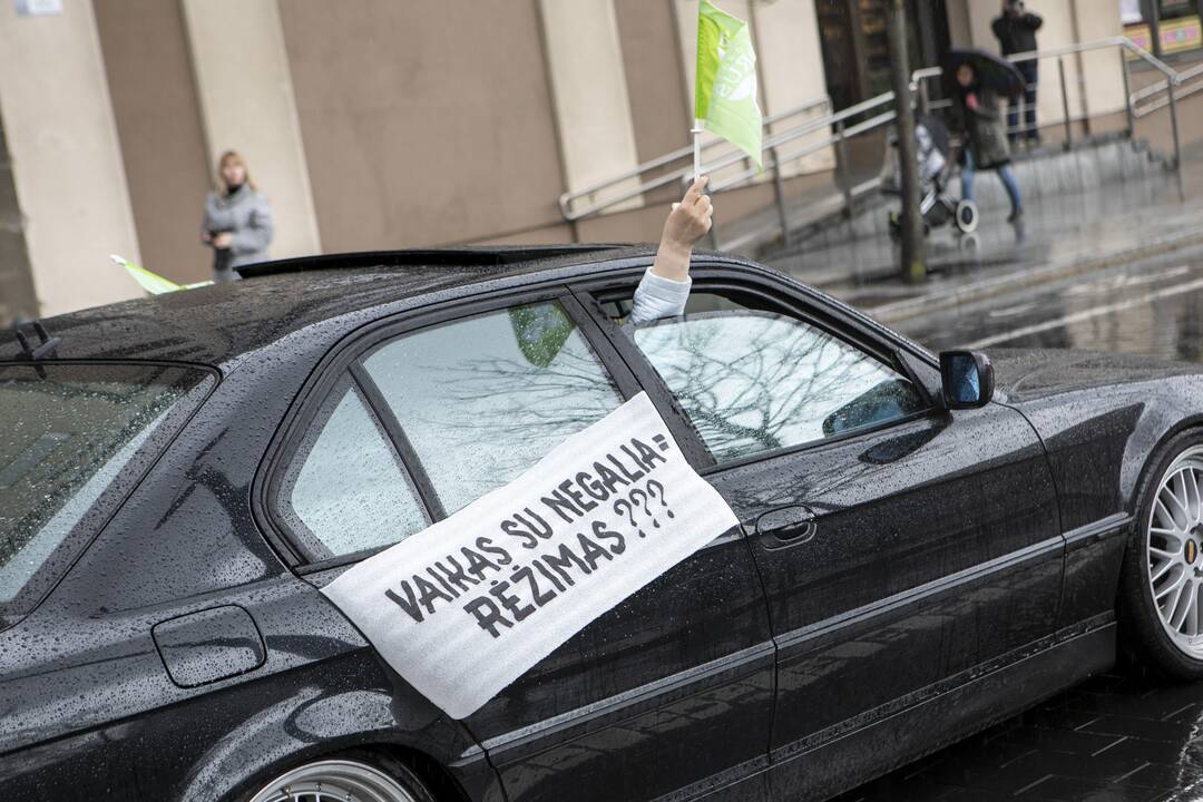 Sanatorijos „Belorus“ darbuotojų protestas Vilniuje