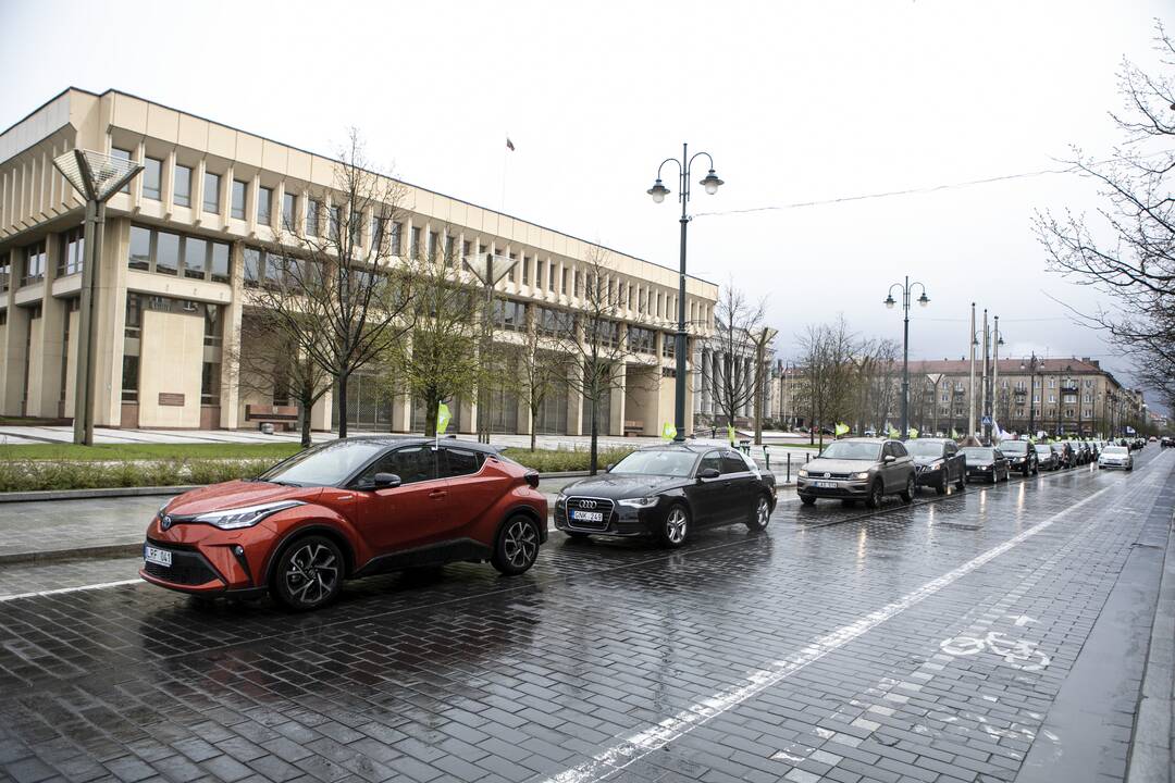 Sanatorijos „Belorus“ darbuotojų protestas Vilniuje
