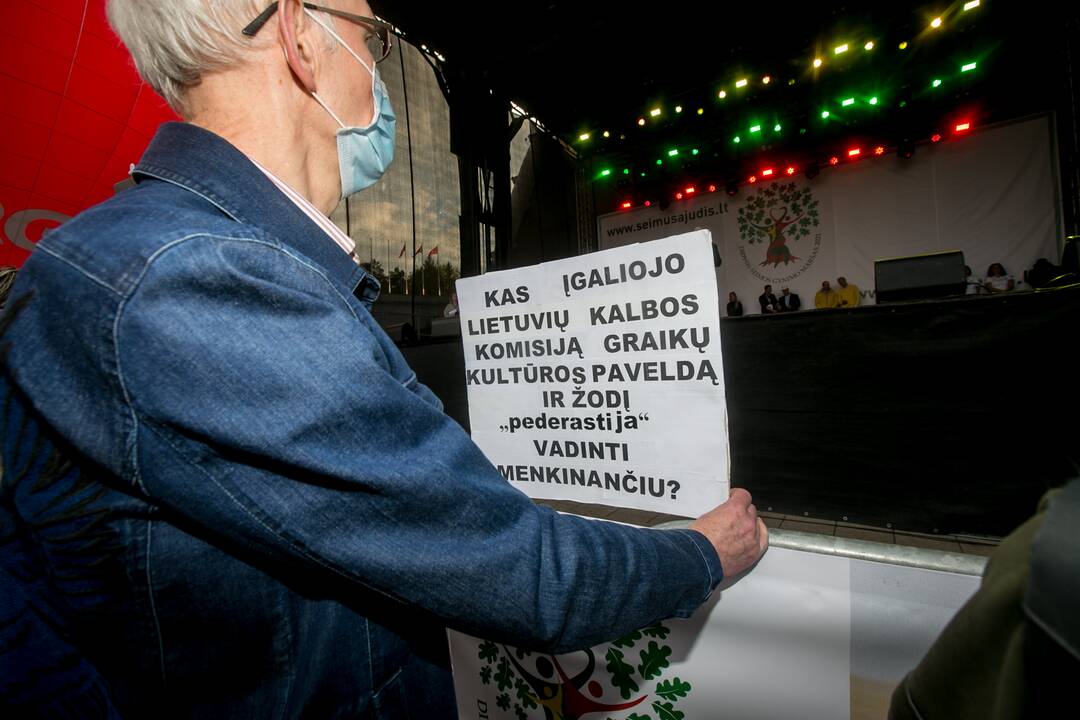 „Didysis šeimos gynimo maršas“ Vingio parke