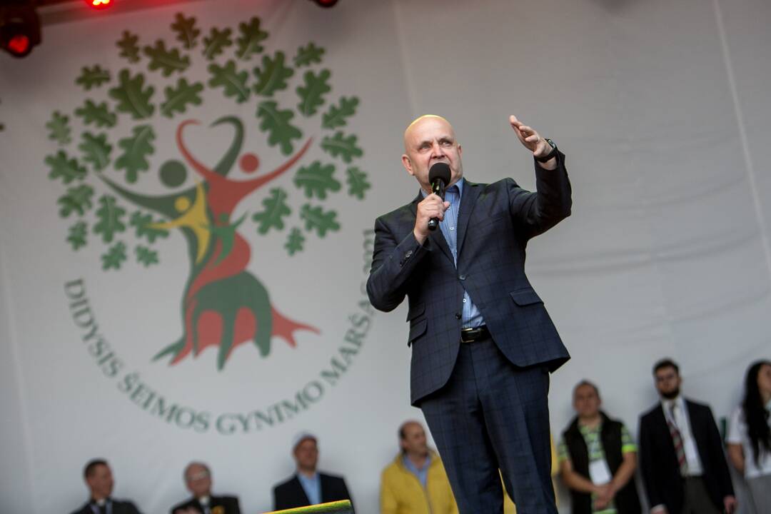 „Didysis šeimos gynimo maršas“ Vingio parke