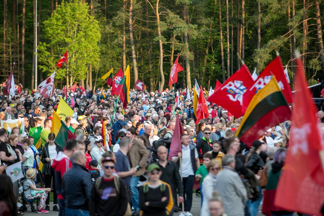 „Didysis šeimos gynimo maršas“ Vingio parke
