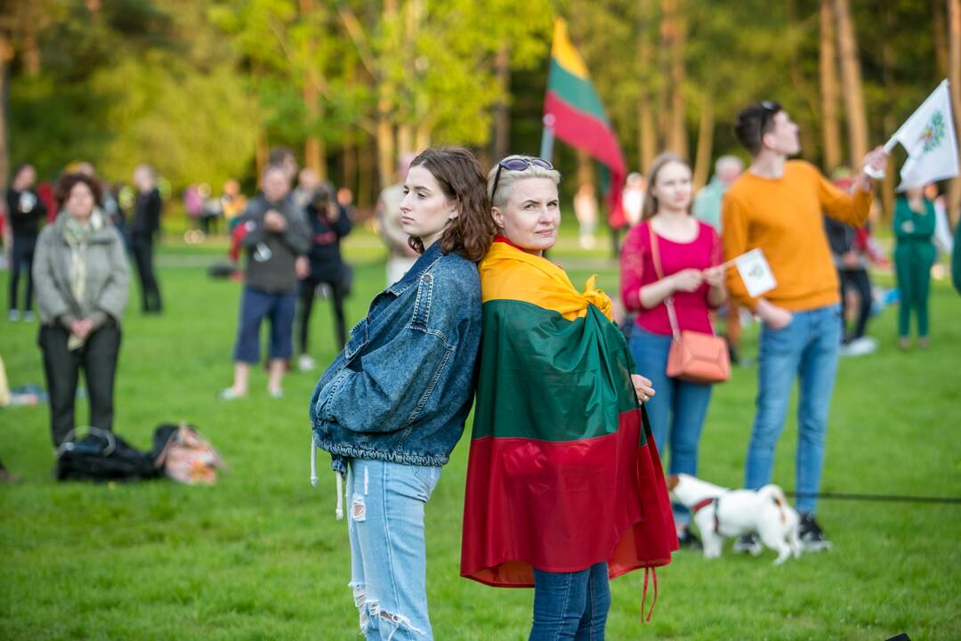 „Didysis šeimos gynimo maršas“ Vingio parke
