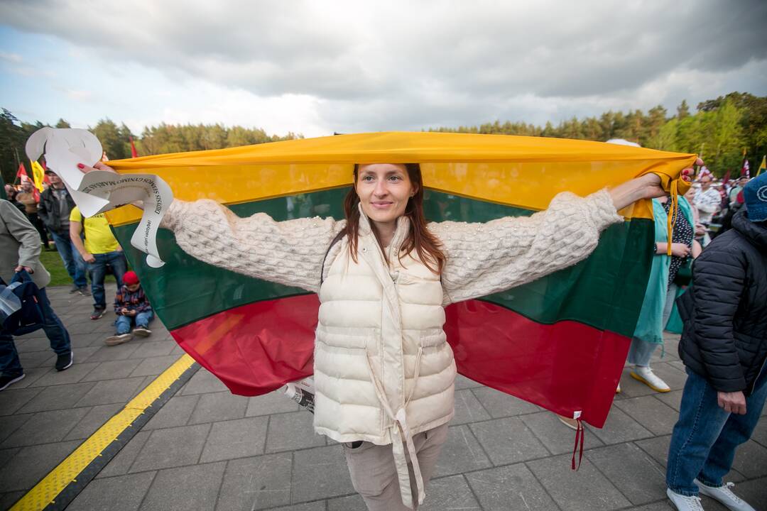„Didysis šeimos gynimo maršas“ Vingio parke