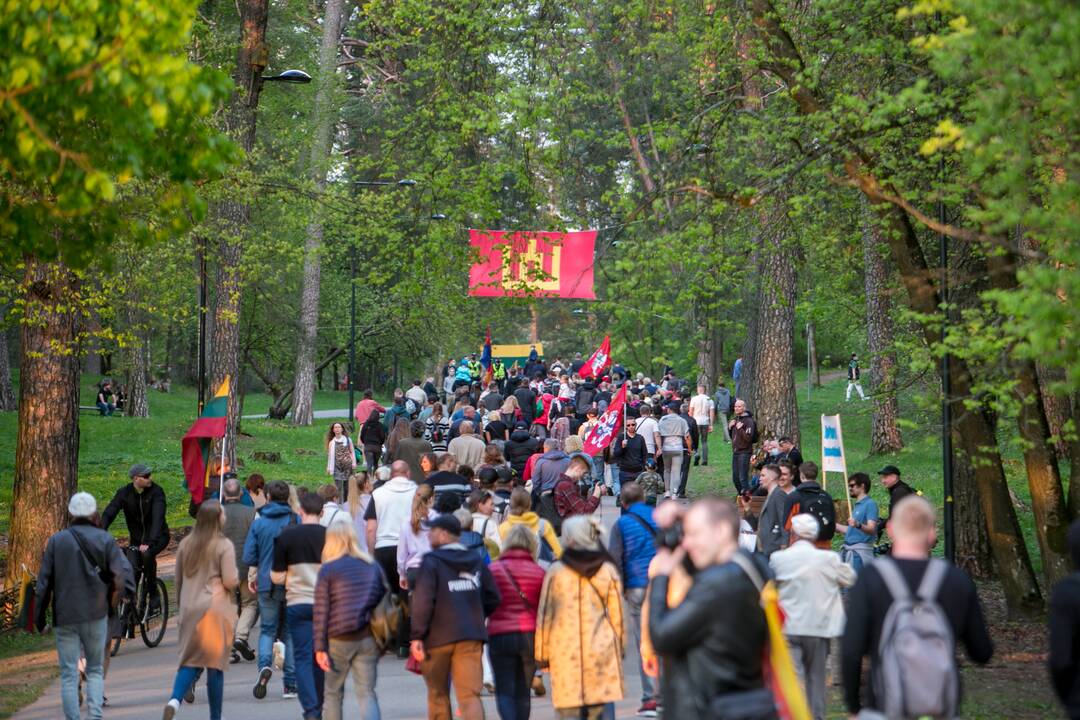 „Didysis šeimos gynimo maršas“ Vingio parke