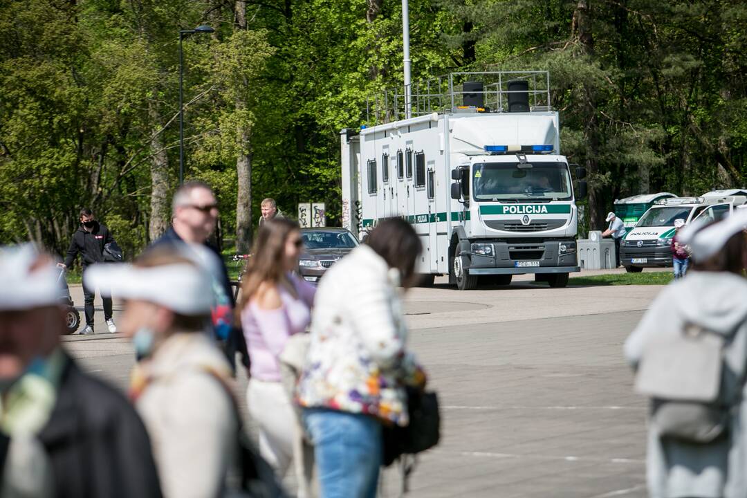 Vingio parke renkasi „Didžiojo šeimos gynimo maršo“ dalyviai