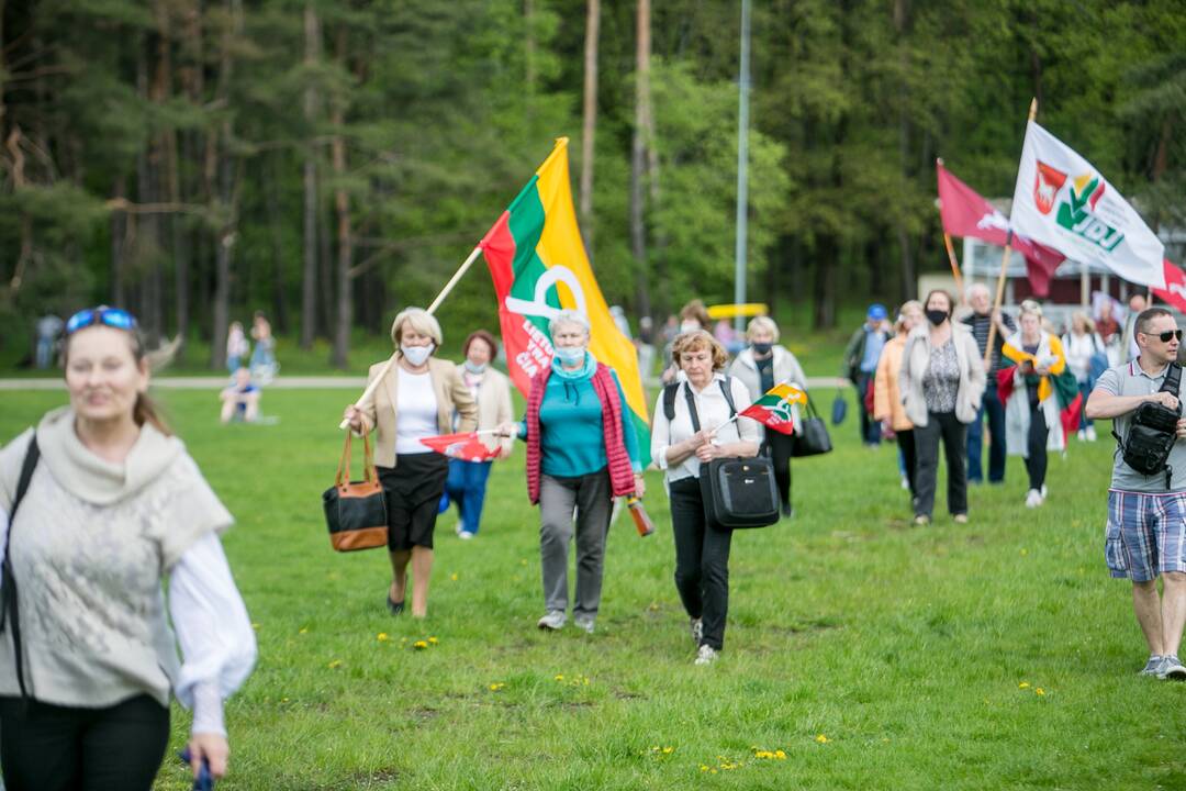 Vingio parke renkasi „Didžiojo šeimos gynimo maršo“ dalyviai