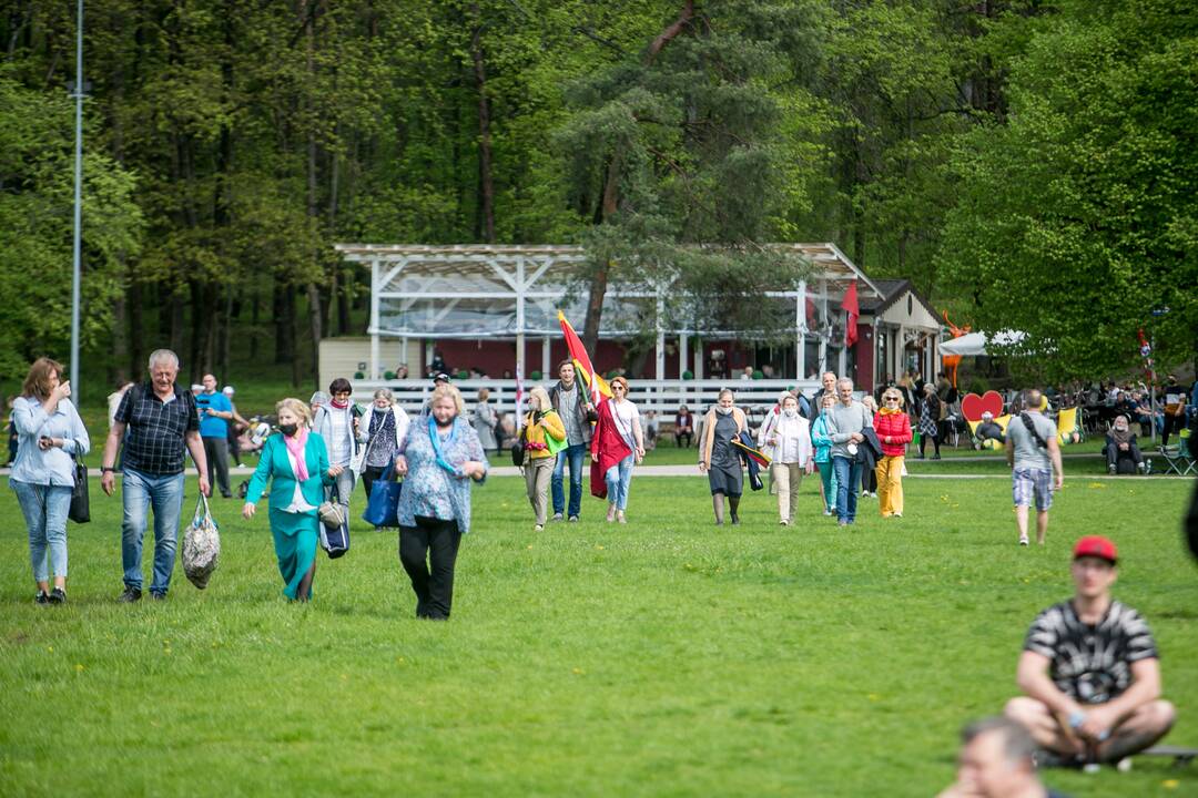 Vingio parke renkasi „Didžiojo šeimos gynimo maršo“ dalyviai