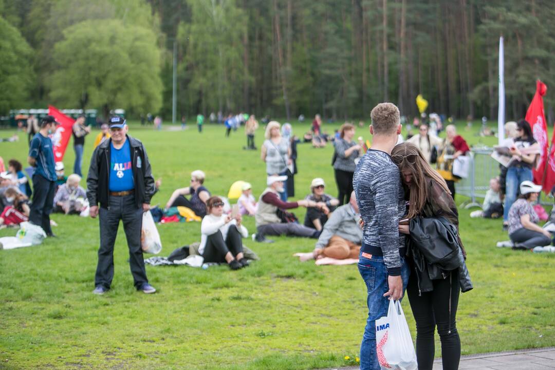 Vingio parke renkasi „Didžiojo šeimos gynimo maršo“ dalyviai