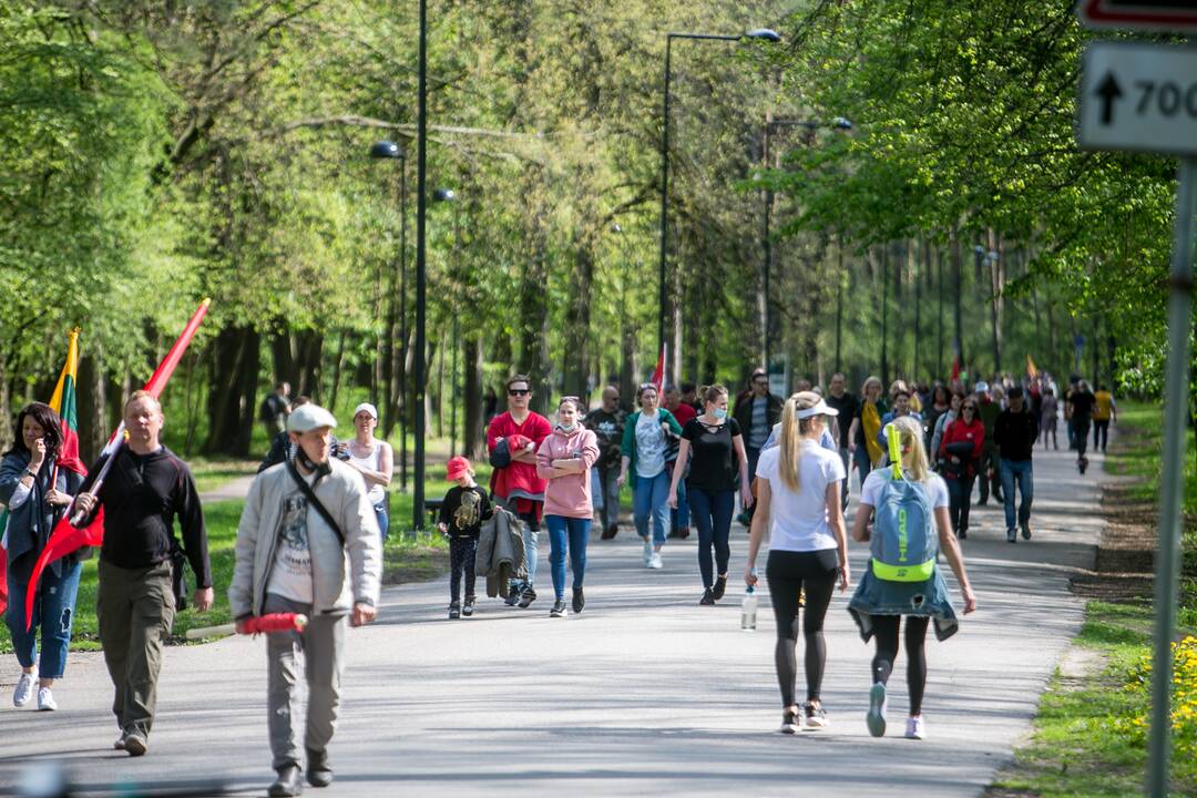 „Didysis šeimos gynimo maršas“ Vingio parke
