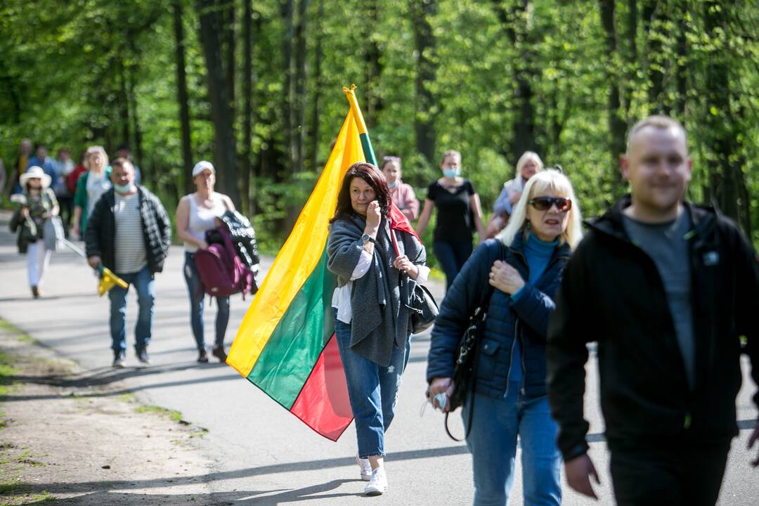 „Didysis šeimos gynimo maršas“ Vingio parke