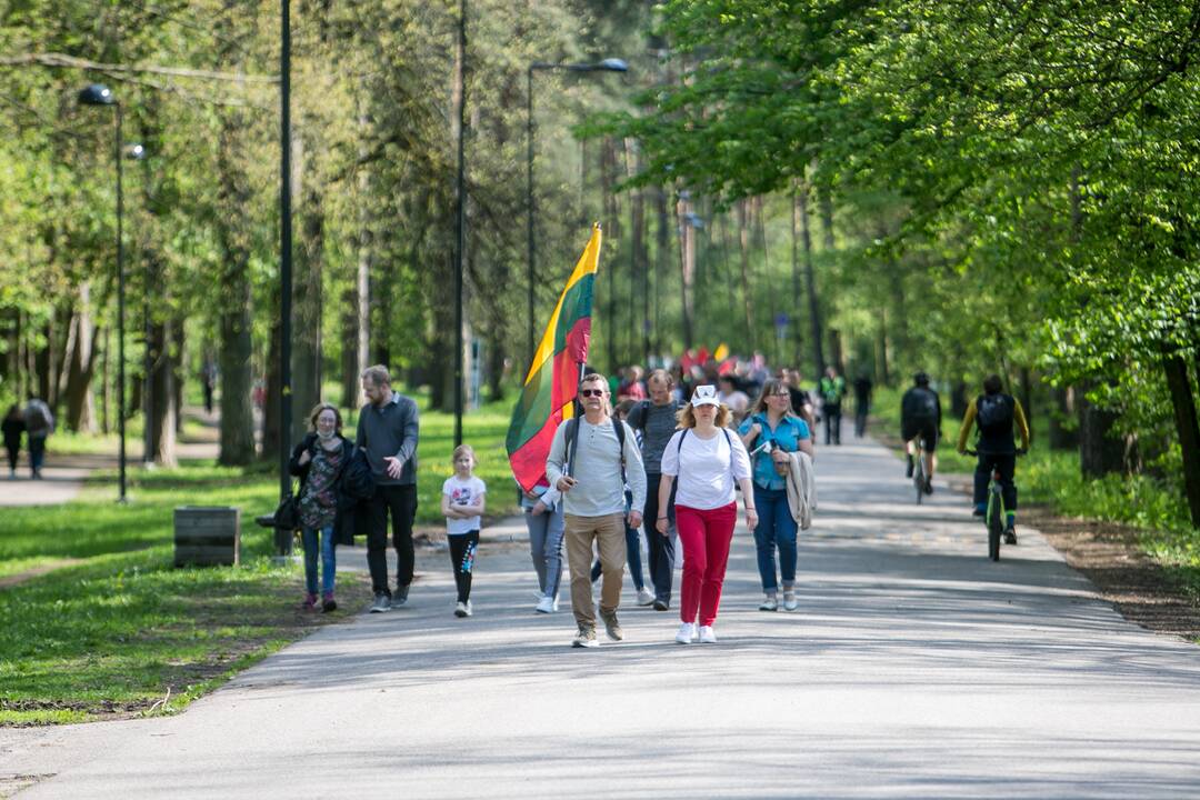 „Didysis šeimos gynimo maršas“ Vingio parke