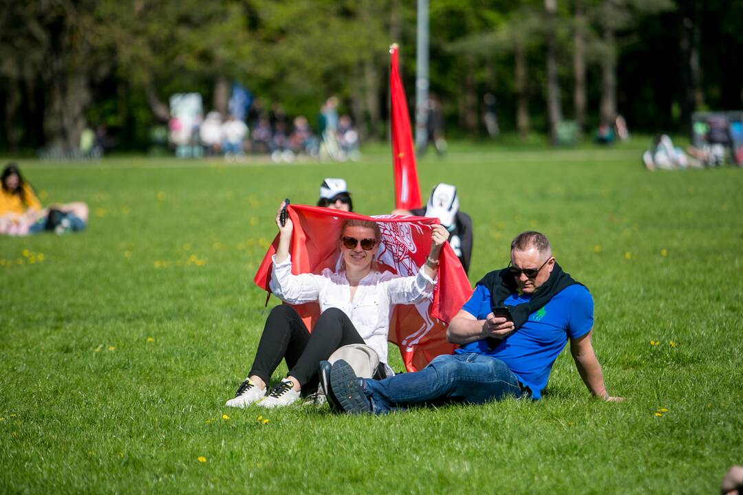 „Didysis šeimos gynimo maršas“ Vingio parke