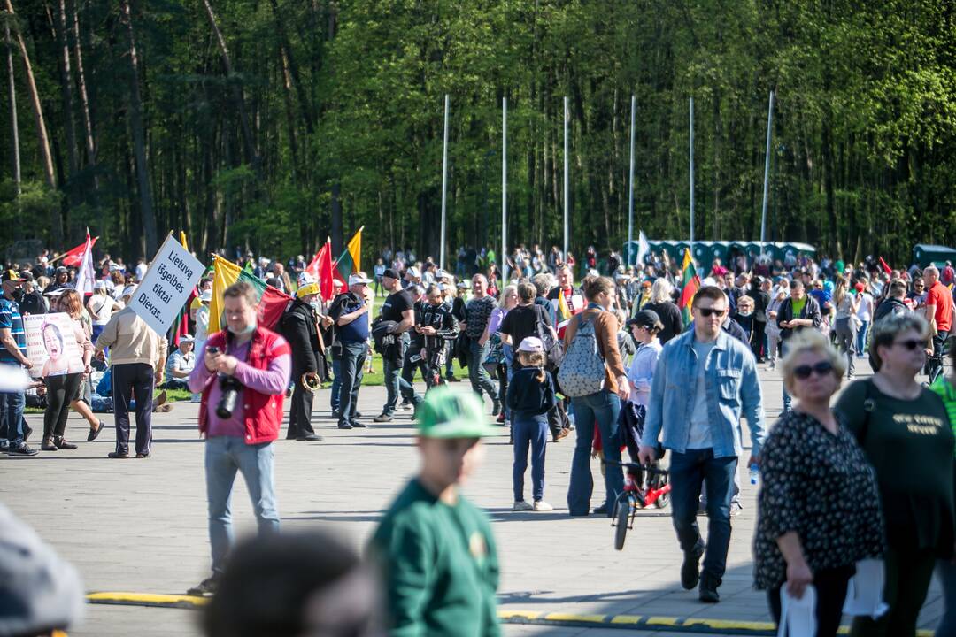 „Didysis šeimos gynimo maršas“ Vingio parke