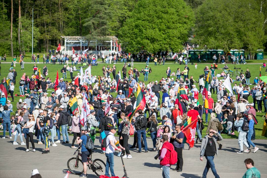 „Didysis šeimos gynimo maršas“ Vingio parke