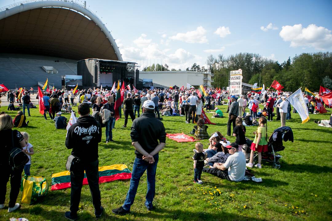 „Didysis šeimos gynimo maršas“ Vingio parke