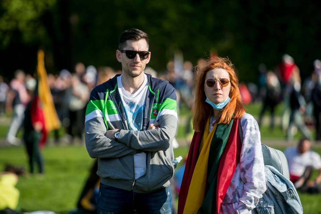 „Didysis šeimos gynimo maršas“ Vingio parke