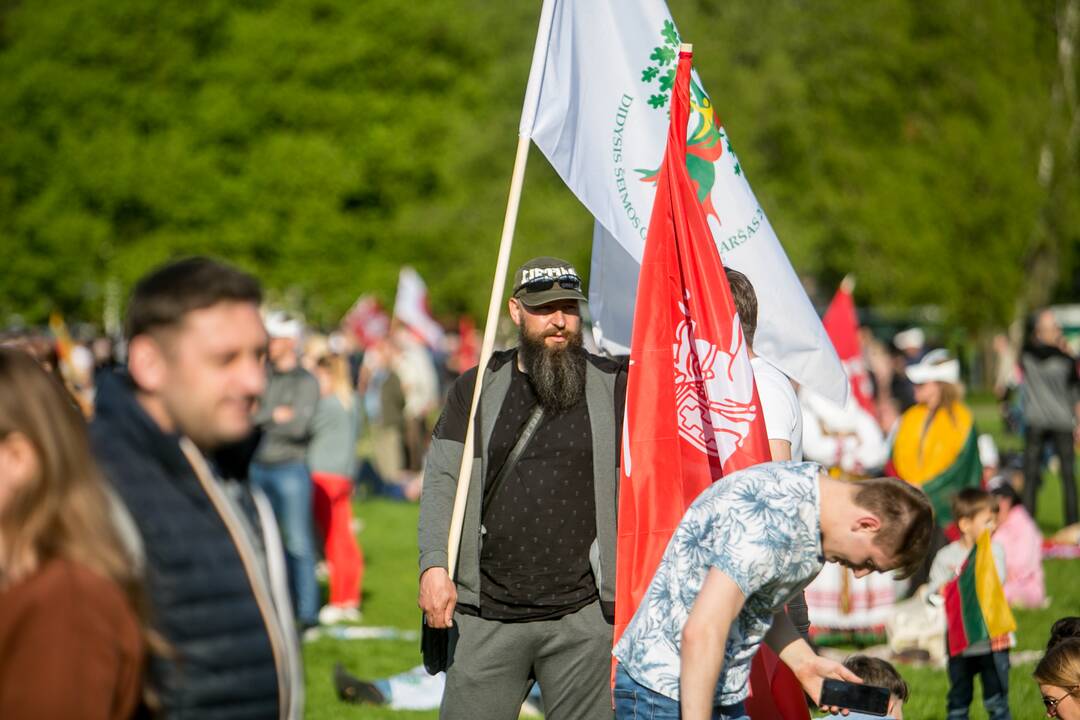 „Didysis šeimos gynimo maršas“ Vingio parke
