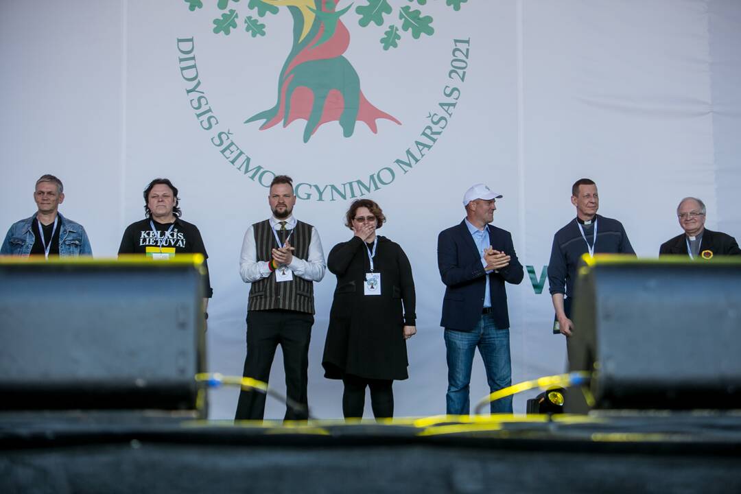 „Didysis šeimos gynimo maršas“ Vingio parke