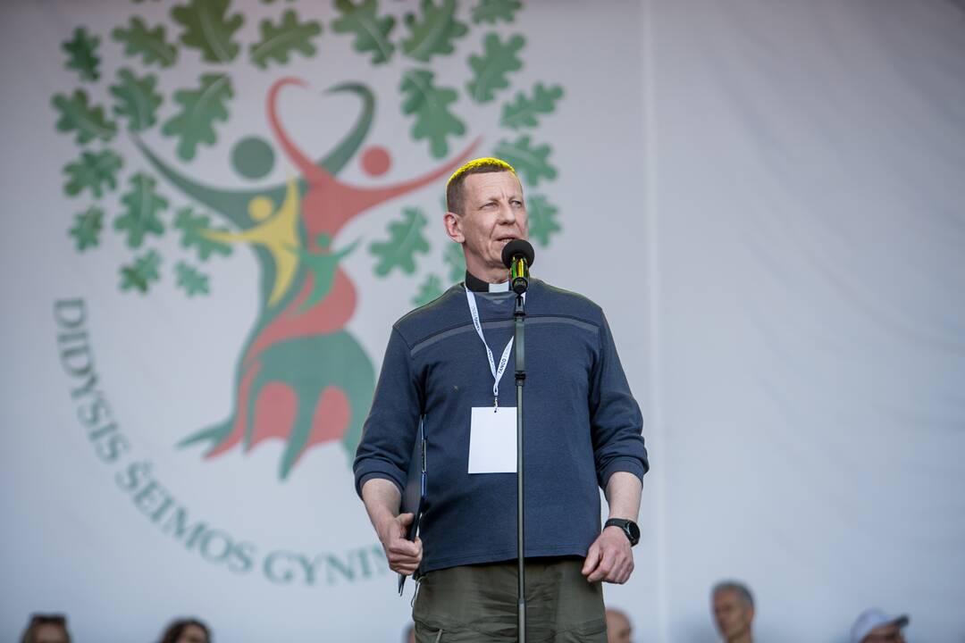 „Didysis šeimos gynimo maršas“ Vingio parke