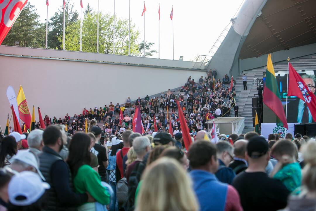 „Didysis šeimos gynimo maršas“ Vingio parke
