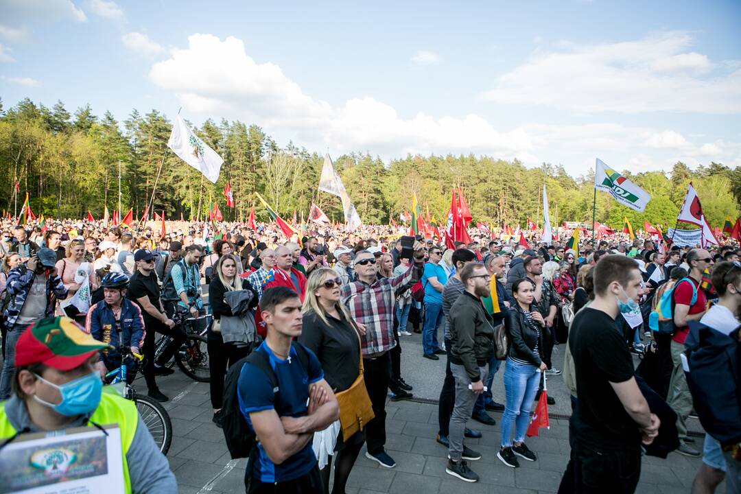„Didysis šeimos gynimo maršas“ Vingio parke