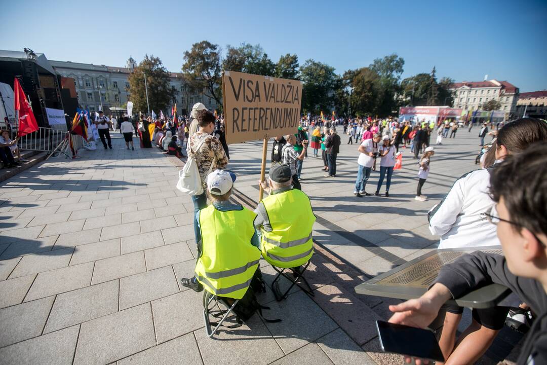 Šeimų sąjūdžio mitingas Vilniuje