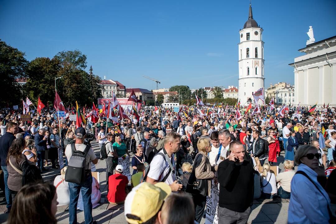 Šeimų sąjūdžio mitingas Vilniuje