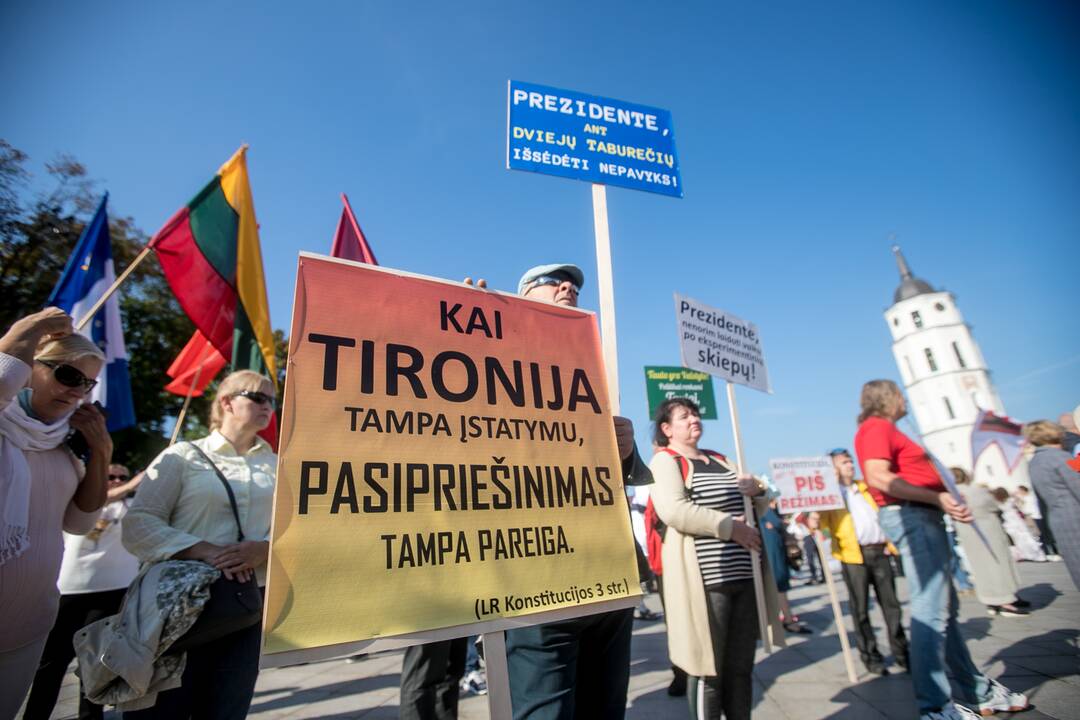 Šeimų sąjūdžio mitingas Vilniuje