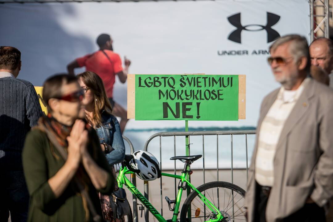 Šeimų sąjūdžio mitingas Vilniuje