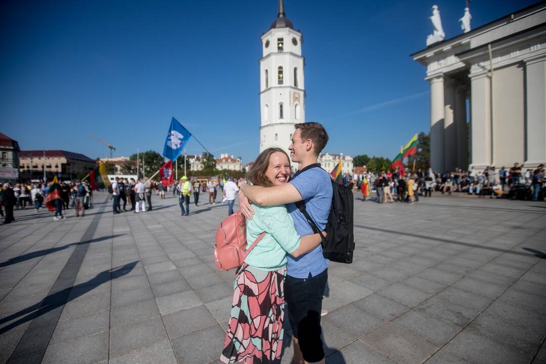 Šeimų sąjūdžio mitingas Vilniuje