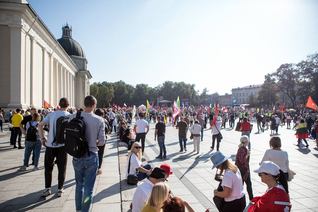 Šeimų sąjūdžio mitingas Vilniuje