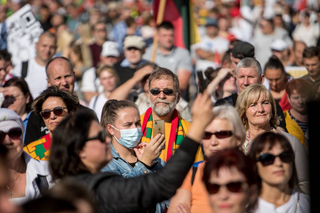 Šeimų sąjūdžio mitingas Vilniuje
