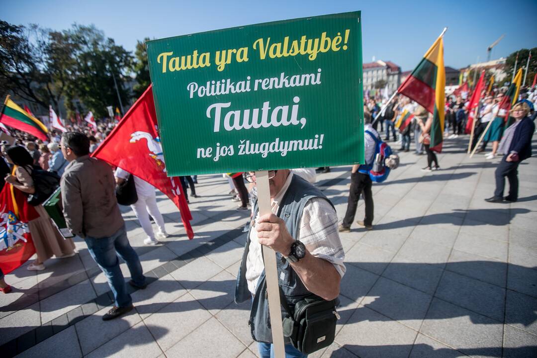 Šeimų sąjūdžio mitingas Vilniuje