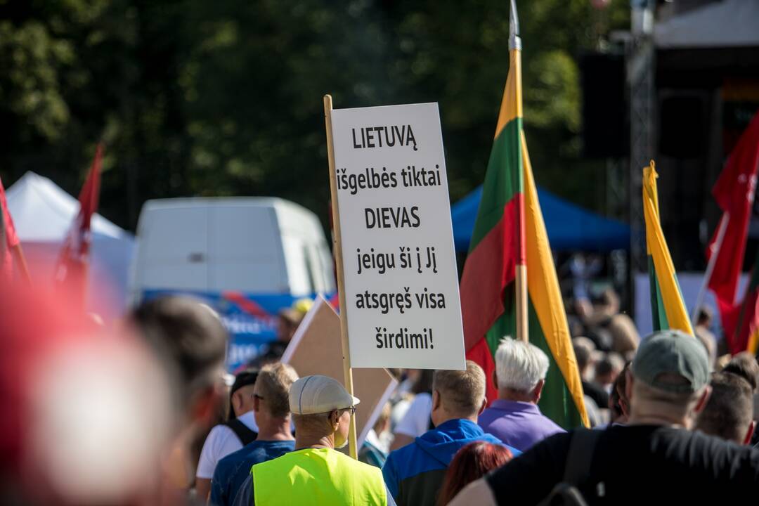 Šeimų sąjūdžio mitingas Vilniuje