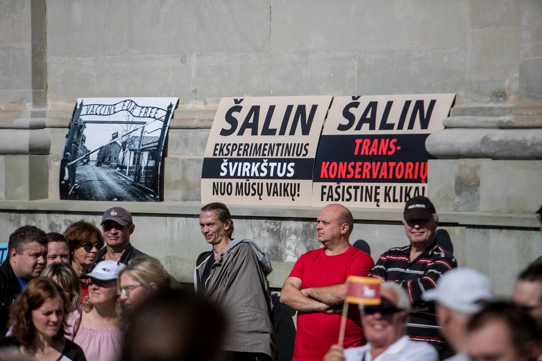 Šeimų sąjūdžio mitingas Vilniuje