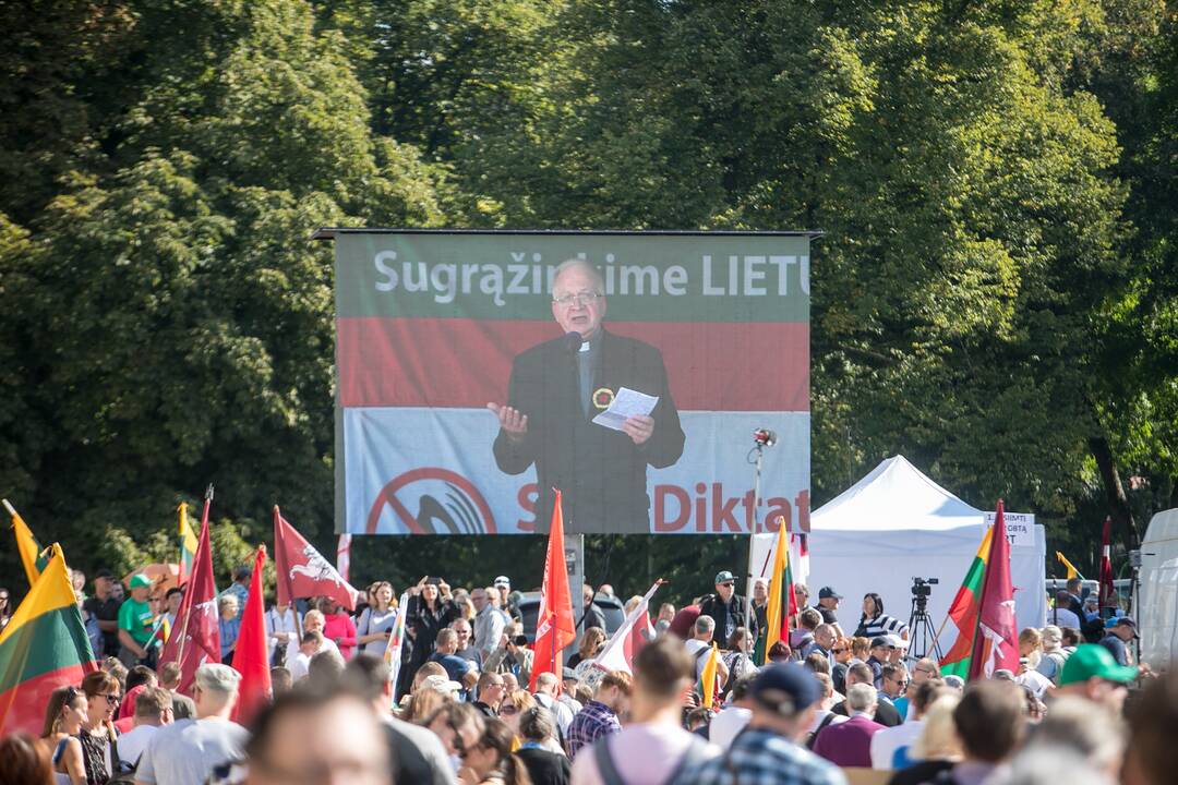 Šeimų sąjūdžio mitingas Vilniuje