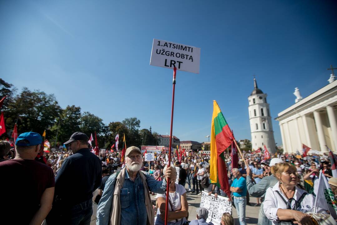 Šeimų sąjūdžio mitingas Vilniuje