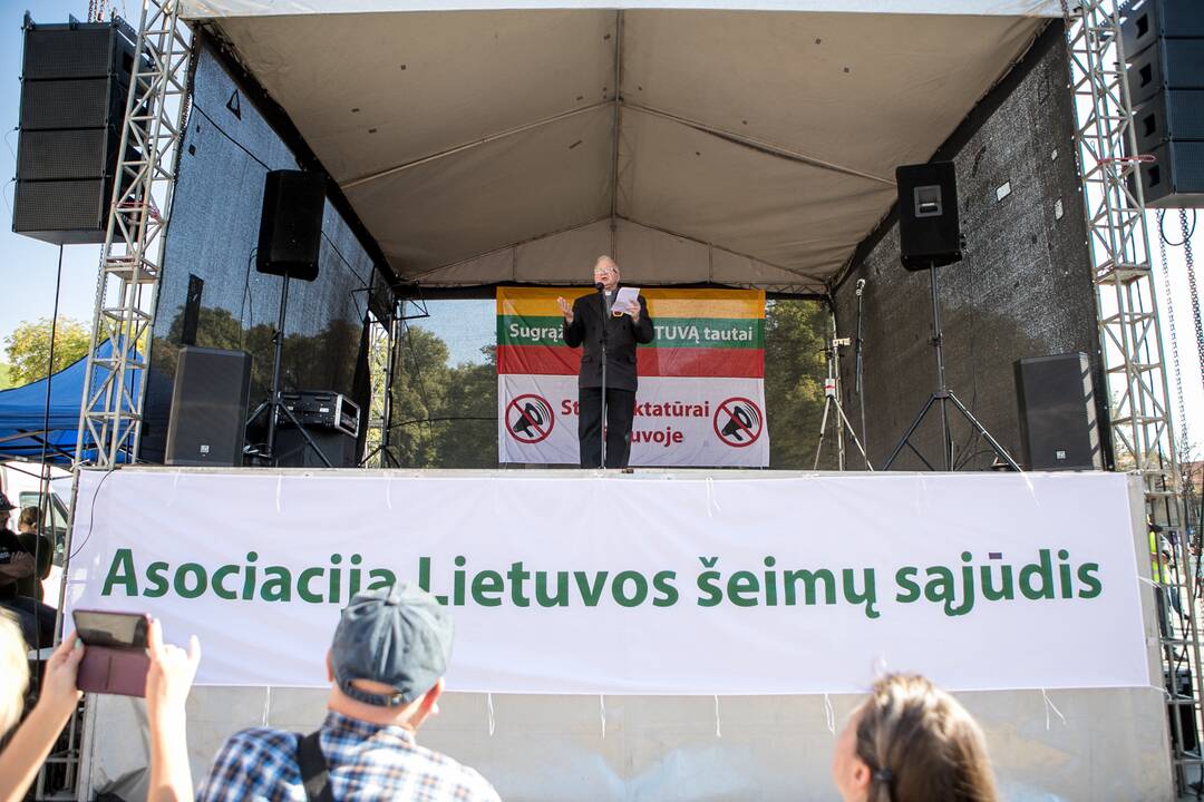 Šeimų sąjūdžio mitingas Vilniuje