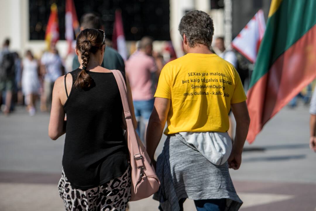 Šeimų sąjūdžio mitingas Vilniuje