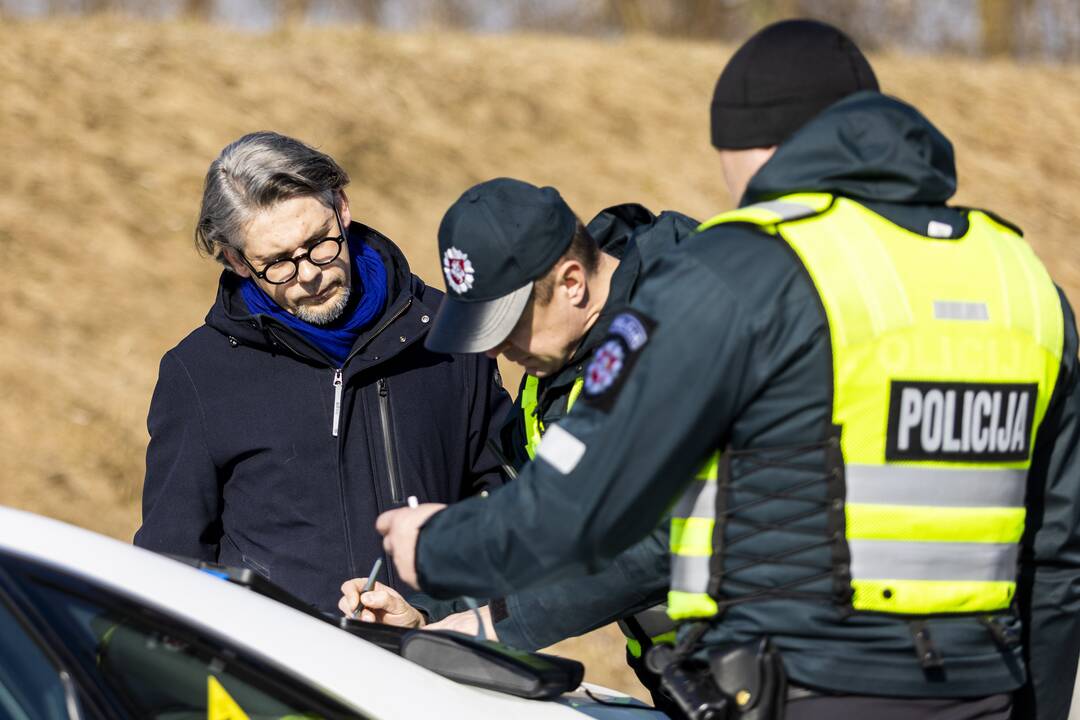 Policijos reidas Drujos gatvėje