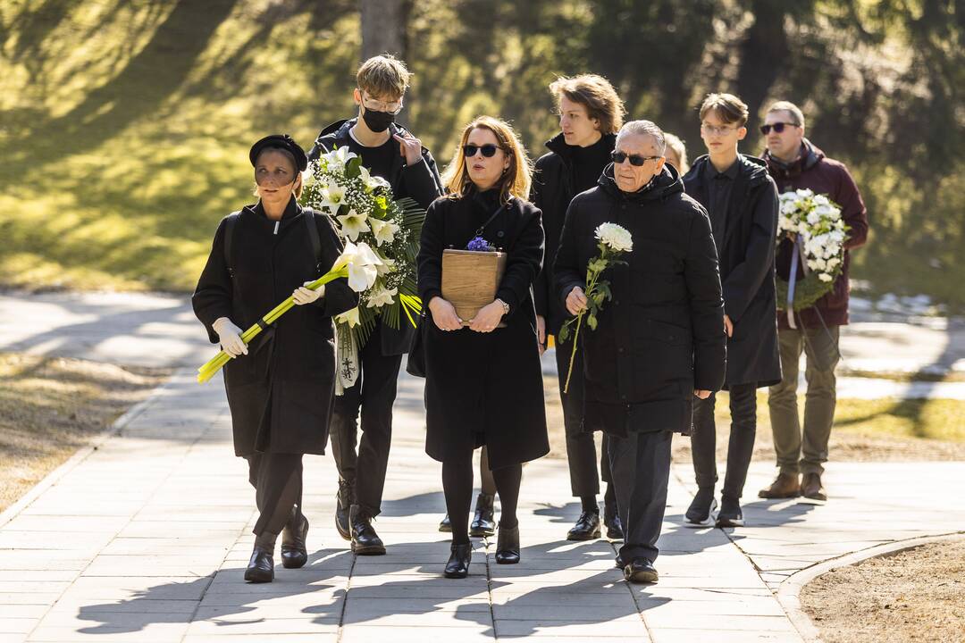 Poeto A. Baltakio laidotuvės