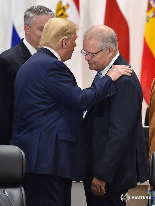 Donaldas Trumpas ir Scottas Morrisonas